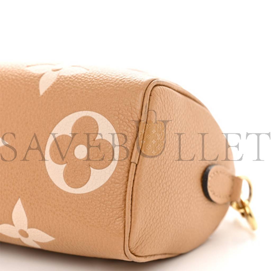 l**is V*t*n empreinte monogram giant nano speedy arizona creme m81625 (16*10*7.5cm)